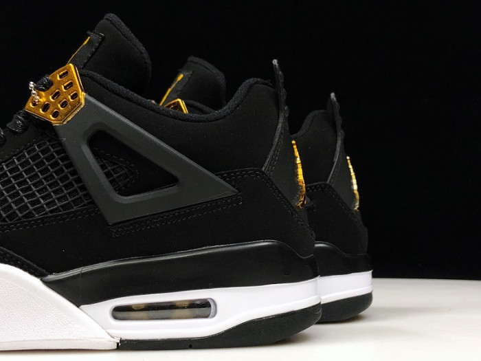 Air Jordan 4 “Royalty” Black/Metallic Gold-White 308497-032