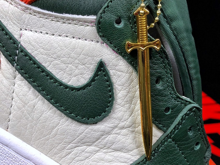 SoleFly x Air Jordan 1 Retro High OG Sail/Fir-Team Orange AV3905-138