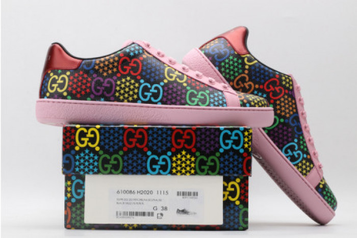 G*u*i ace embroidered low-top sneaker 610085 h2020 1115