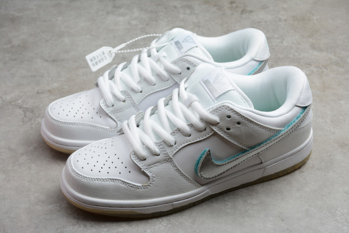 nike sb dunk low diamond S*pply co white diamond bv1310-100