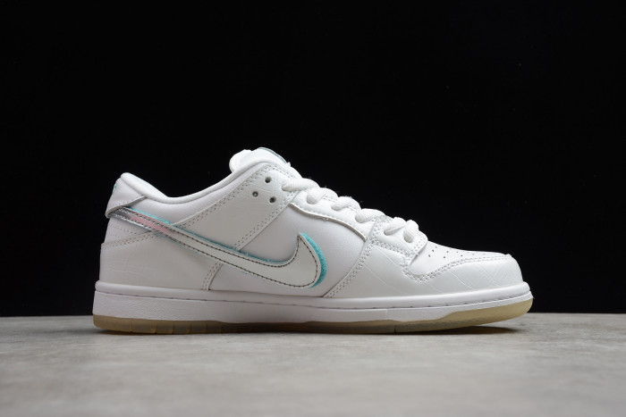 nike sb dunk low diamond S*pply co white diamond bv1310-100