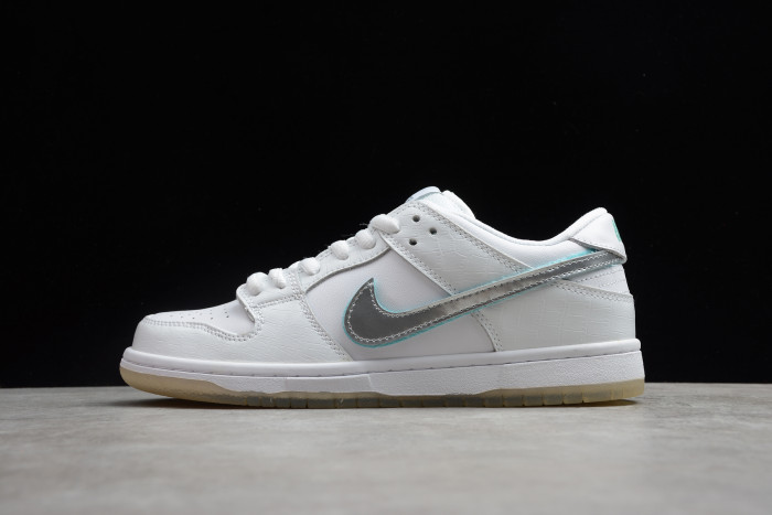 nike sb dunk low diamond S*pply co white diamond bv1310-100