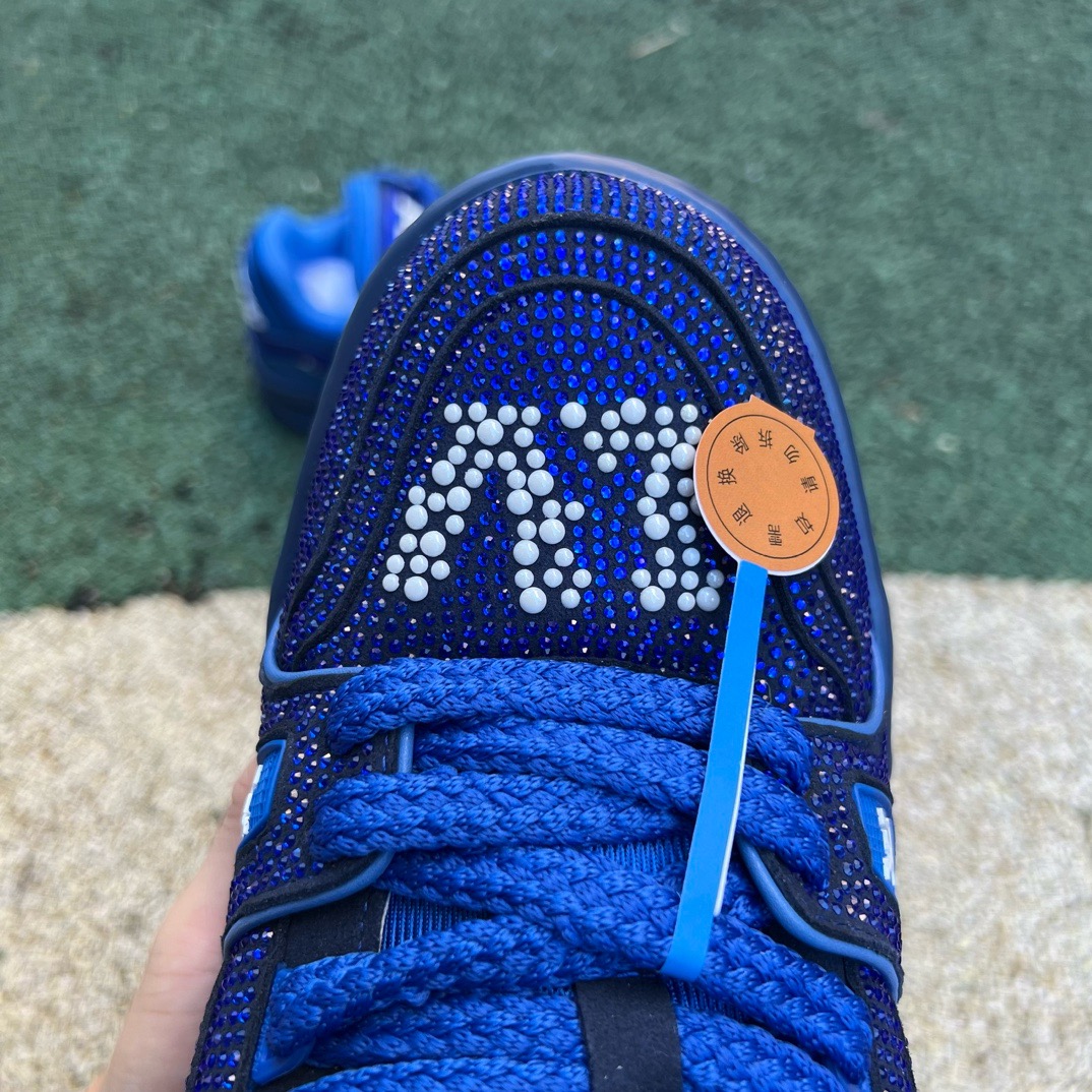 LV TRAINER MAXI Full of diamonds blue