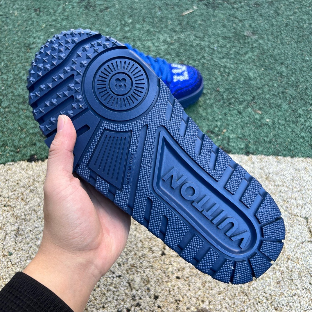 LV TRAINER MAXI Full of diamonds blue