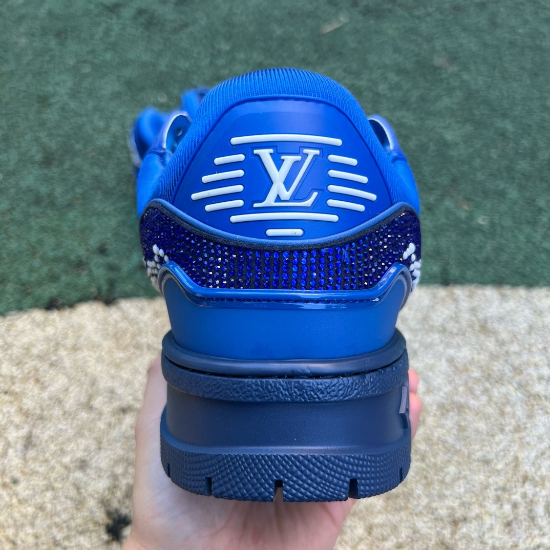 LV TRAINER MAXI Full of diamonds blue